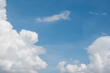 beautiful natural white clouds in the sky