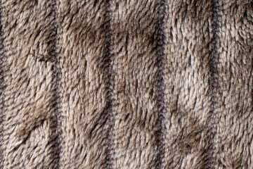 Close-up brown wool texture used for beautiful abstract fur background design