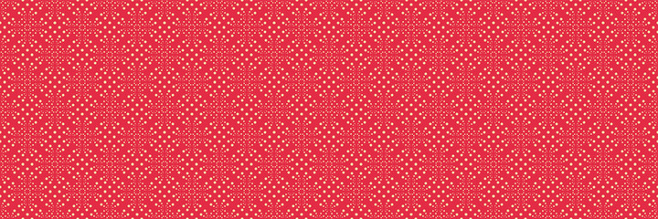 Abstract background image with small dots pattern on red backdrop for your festive design. Seamless background for wallpaper, textures. Vector illustration.
