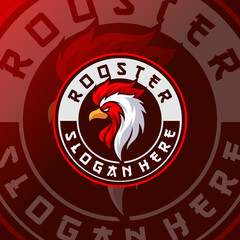 rooster logo template