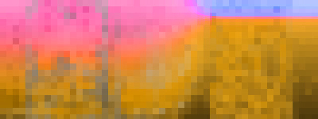 Abstract pixel grid glitch art background image.