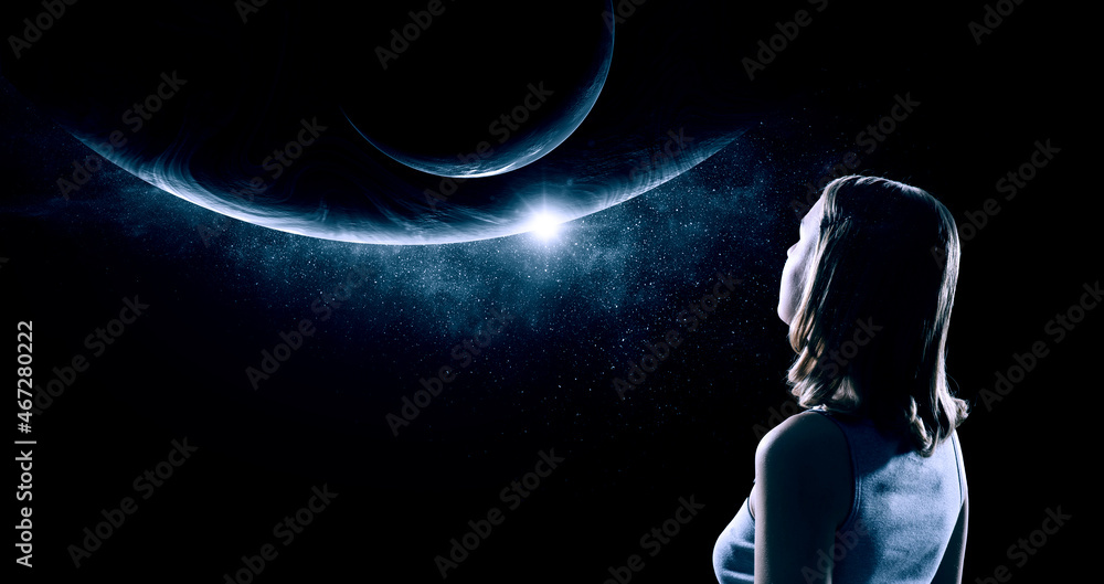Canvas Prints the universe within . mixed media