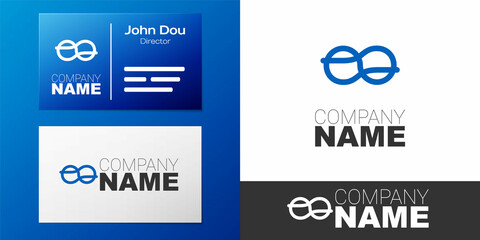 Logotype Nautical rope knots icon isolated on white background. Rope tied in a knot. Logo design template element. Vector