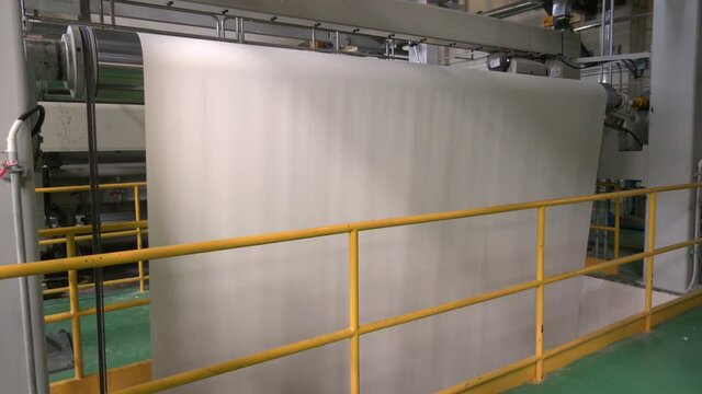 aper and pulp mill - Factory, Plant. This paper mill is a factory devoted to making paper from recycled paper using this Fourdrinier Machine.