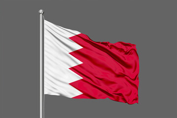 Bahrain Flying Flag
