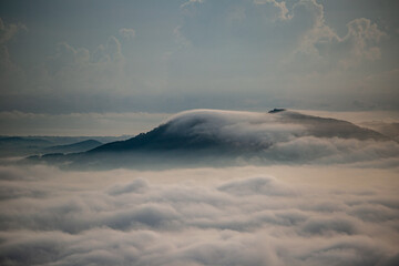 sunrise in the mountains