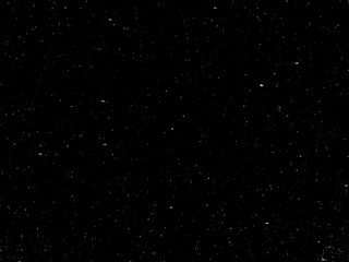 Planetarium, stars in space, black background