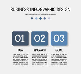 Business infographic design. Timeline with icons. Vector