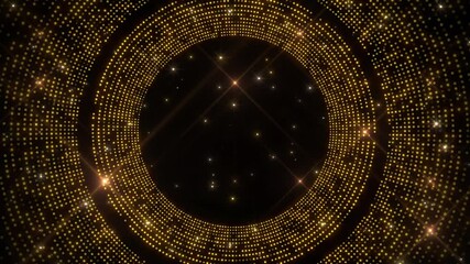 golden awards ceremony background loop