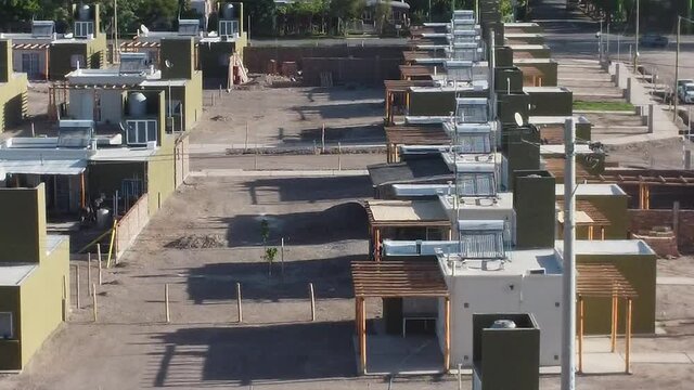 fly over the Barrio Gobernador Carlos Doncel in Pcoito San juan Argentina