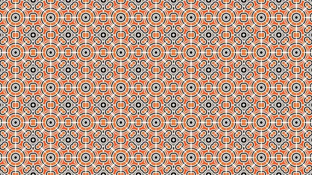 High defination effect of Movement of geometric shapes creating seamless tile pattern occupying the entire frame of the video