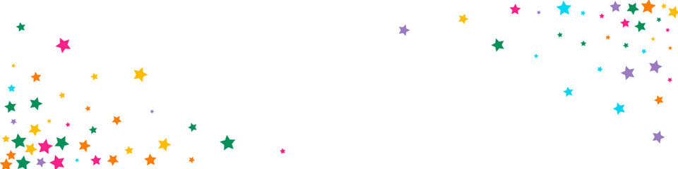 Multicolored Elegant Vector Panoramic White