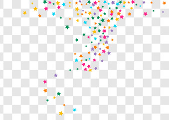 Color Falling Vector Transparent Background Glow