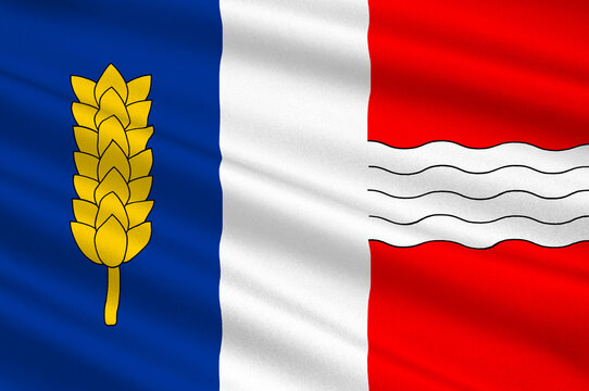 Flag of Schaan in Liechtenstein