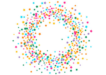 Rainbow Decoration Vector White Background Space