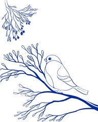 bird on branch