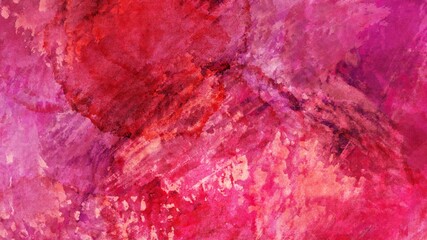 Abstract background painting art with red and pink paint brush for christmas poster, banner, website, card background