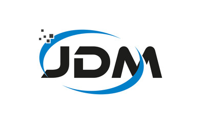 dots or points letter JDM technology logo designs concept vector Template Element
