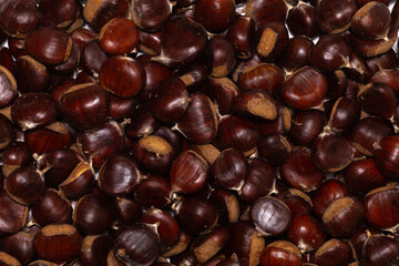 Chestnuts. Autumn mood. Food. Natural.