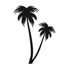 palm Tree art design, vector file, flower tree art
