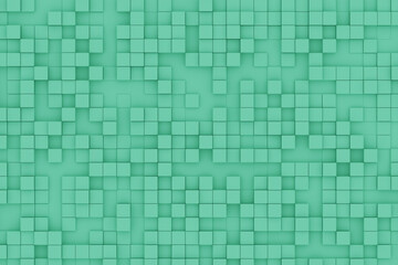 3D Abstract geometric shapes background