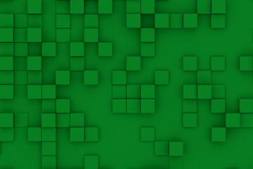 3D Abstract geometric shapes background