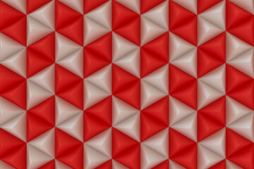 3D Abstract geometric shapes background