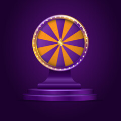 Wheel of fortune. Halloween Holiday casino.
