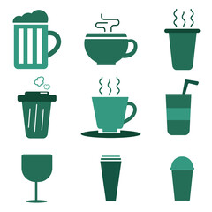 Various water glasses