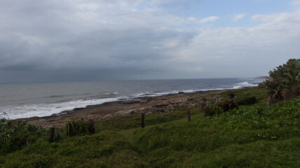 Fototapeta na wymiar A view of the coast in South Africa