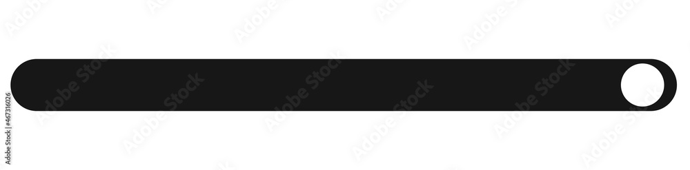 Leinwandbilder web, print button, banner, plaque, rectangle, horizontal bar design element for your text message