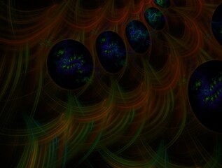 Imaginatory fractal abstract background Image