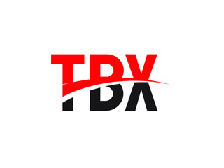 Obraz premium TBX Letter Initial Logo Design Vector Illustration