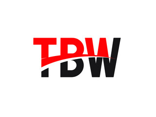 TBW Letter Initial Logo Design Vector Illustration