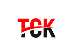 Obraz premium TCK Letter Initial Logo Design Vector Illustration