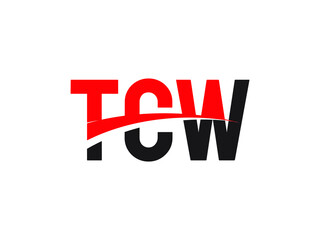 TCW Letter Initial Logo Design Vector Illustration