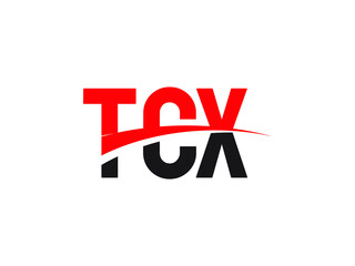 TCX Letter Initial Logo Design Vector Illustration