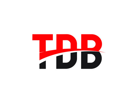 TDB Letter Initial Logo Design Vector Illustration