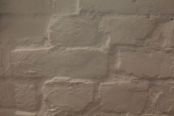 Brick white wall texture pattern.