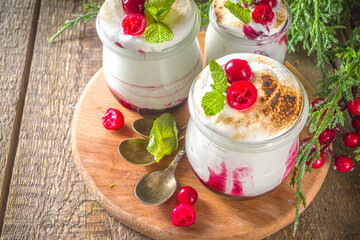 Cranberry layered Dessert