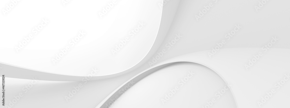 Poster futuristic architecture design. panoramic building background. white space station concept