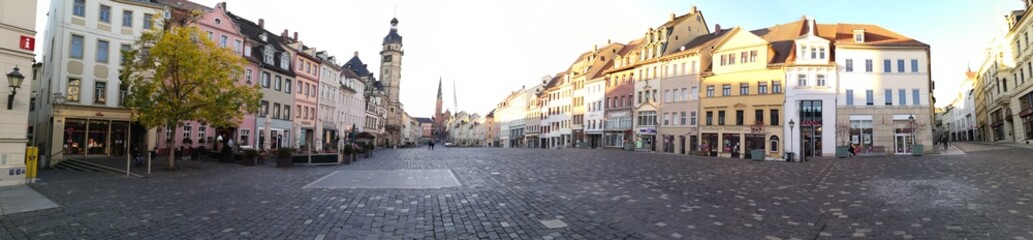 Fototapeta na wymiar Der Marktplatz von Altenburg