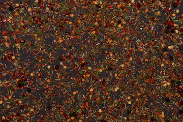 The mix of the natural spices