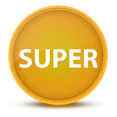 Super luxurious glossy yellow round button abstract