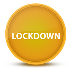Lockdown luxurious glossy yellow round button abstract