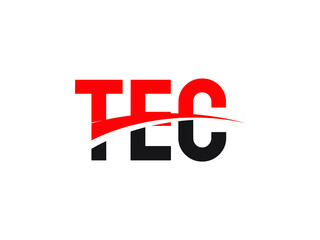 TEC Letter Initial Logo Design Vector Illustration