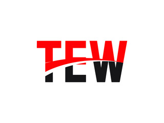 Obraz premium TEW Letter Initial Logo Design Vector Illustration