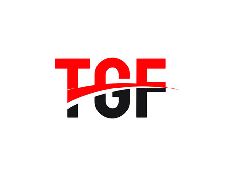 TGF Letter Initial Logo Design Vector Illustration
