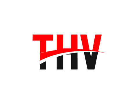 THV Letter Initial Logo Design Vector Illustration