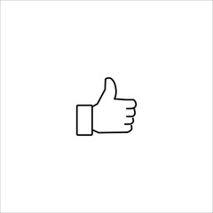 thumbs up icon vector illustration symbol
